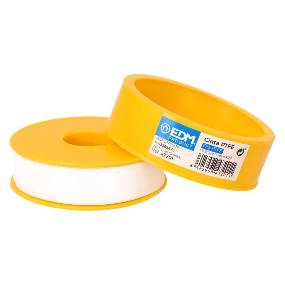 EDM Ptfe-Band weiss 19 mm x 50 m (19 mm) (49446250)