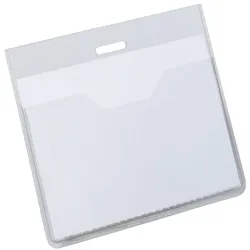 Durable 8136 19 Namensschild mit offener Tasche, 90 x 60 mm, 20 Stück