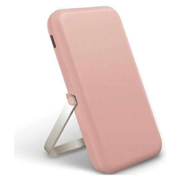 Uniq Powerbank Hoveo 5000mAh USB-C 20W PD Fast charge Wireless Magnetic różowy/blush pink (5000 mAh, 20 W, 18.50 Wh) (Uni001112-0)