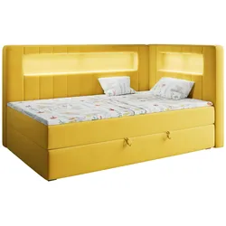 BOXSPRINGBETT JUNIOR GOLD 3 90/200 Gelb - rechte Seite