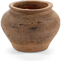 Vase Antik, schwarz, 10 cm