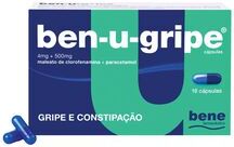 Ben-u-ron Ben-u-gripe 4mg + 500mg 16 cápsulas