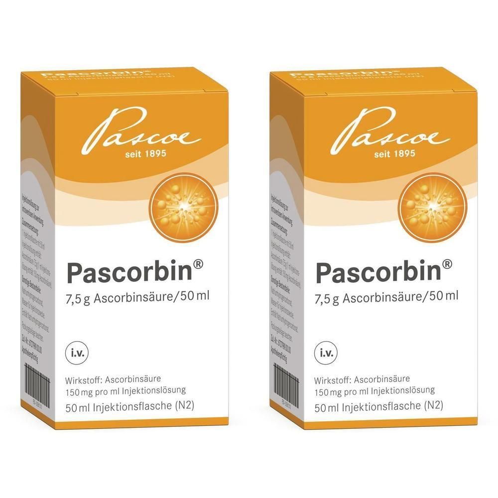Pascorbin x2 2x20x50 ml Injektionslösung