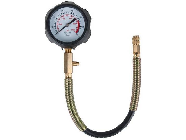 KS Tools Schlauch KS Tools 150.1680-1 Manometer mit Schlauch, für 150.1680