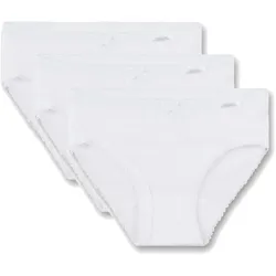Sanetta Mädchen 3er Pack Jazzpants - Slip, Unterhose Weiß / 164