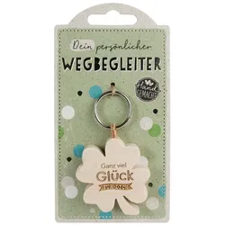 LuckyKeys Wegbegleiter - Kleeblatt aus Ahorn
