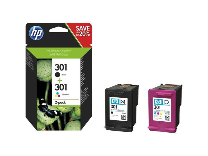 HP 301 originele inktcartridges (2-pack)