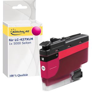kompatibel für Brother LC-427XLM, 5000 Seiten, magenta
