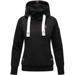 NAVAHOO Damen Kapuzensweatshirt Weicher Hoodie mit dicken Tunnelzugkordeln & Kapuze Raniaa