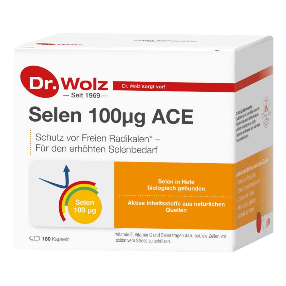Dr. Wolz Zell GmbH Selen Ace 100 [my]g 60 Tage Kapseln 02883593