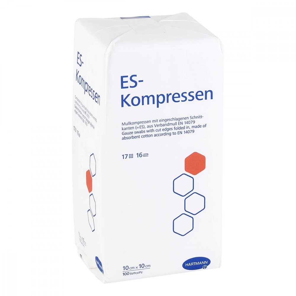 Avitamed GmbH Es-kompressen unsteril 10x10 cm 16fach 16226054