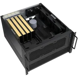 Silverstone RM600 (ATX, E-ATX, mATX, Mini-ITX, SSI CEB, SSI EEB), PC Gehäuse, Schwarz