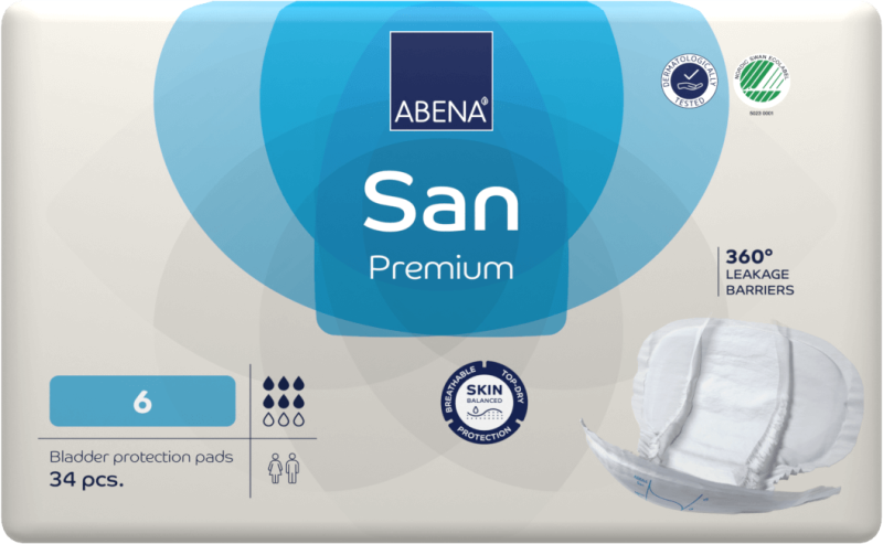 Abena San Premium 6 - 6 paquets de 34 protections
