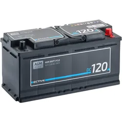 ECTIVE DC 120 AGM Deep Cycle 120Ah Versorgungsbatterie