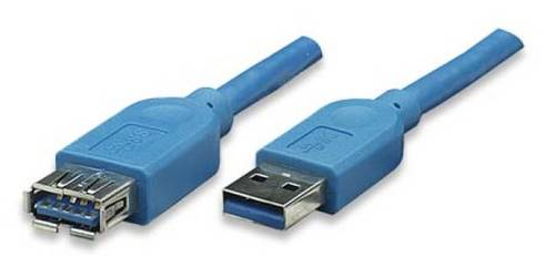 Techly USB-Verlängerungskabel - USB Typ A (M) - bis USB Typ A (W) - USB 3.0 - 50