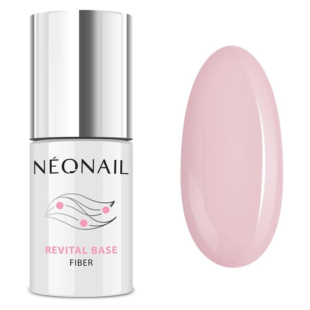 Neonail Revital Base Fiber Hybrid Nail Polish Base Creamy Splash 72ml (rosa getoente Formel) (61181552)
