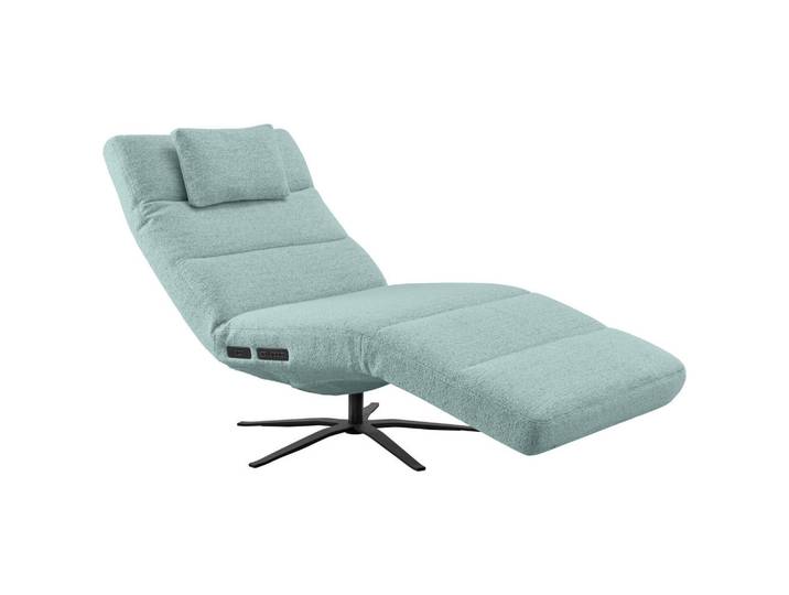 Pure Home Comfort Relaxliege, Türkis, Metall, 82x53-115x156-206 cm, motorische Relaxfunktion, Wohnzimmer, Sessel, Relaxliegen