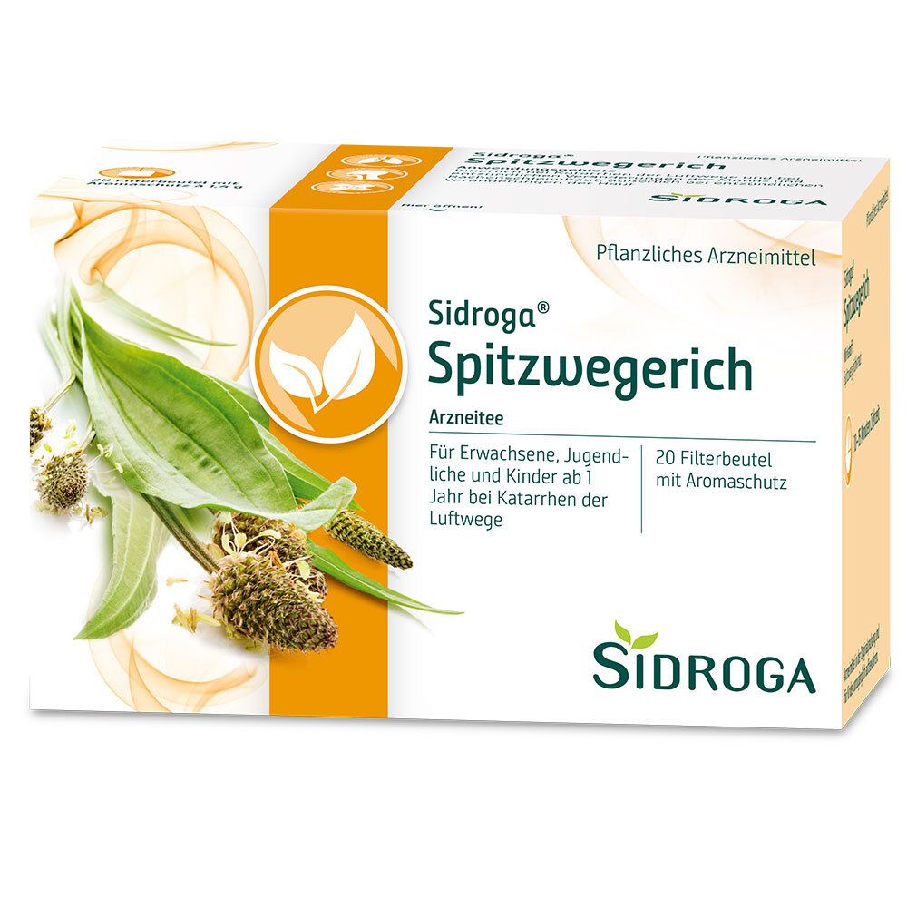 Sidroga Spitzwegerich Tee Filterbeutel 20x1,4 g
