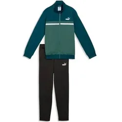 Puma Kinder Freizeit / Mode Sommer GJ Anzüge Anzüge lang Ki Poly Colorblock Suit B, Größe 152 in Blau Blau
