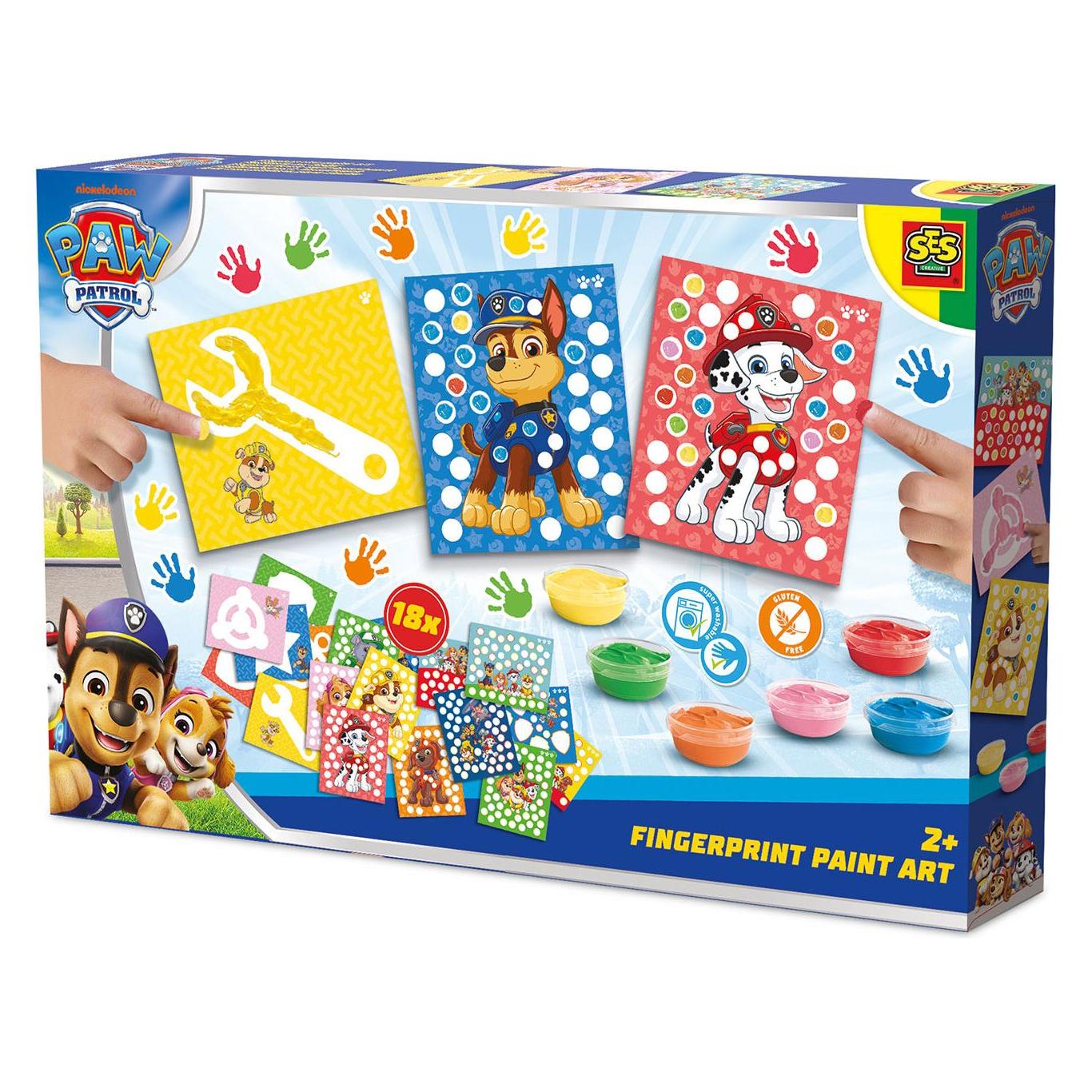 Ses Paw Patrol - Fingerabdruck Kunstwerk (S14082)
