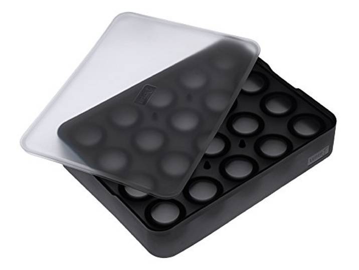 Lurch 00240725 Bal, Siliconen, Zwart, 3cm diameter