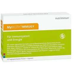 Mybiotik Immugy Kombipackung 15 x 2 G + 30 Kapsel 1 ST