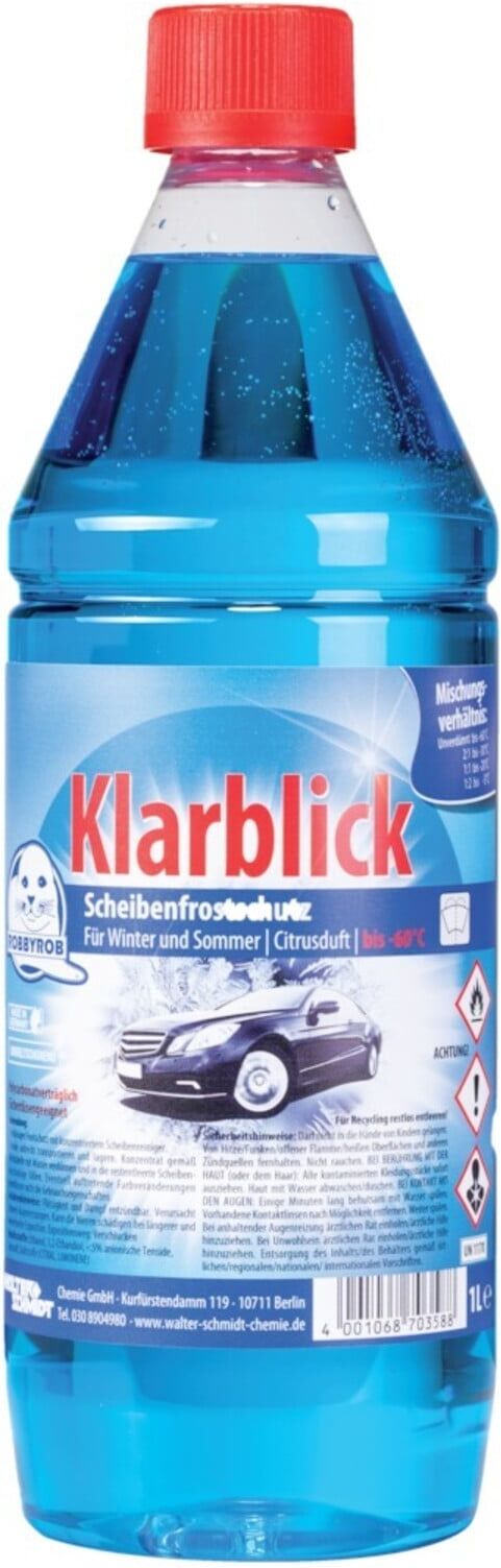 Robbyrob Scheibenfrostschutz Klarblick bis -60°C 1L Fl. ; Walter Schmidt Chemie GmbH (6101000000)