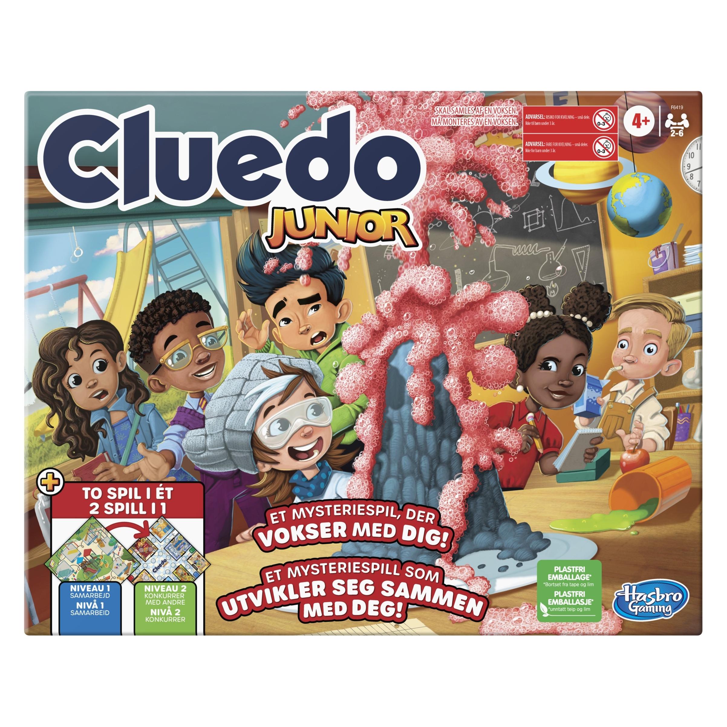 Hasbro Cluedo Junior 2 Games in 1 (DK/NO) (Deutsch, Norwegisch, 2 - 6 Spieler) (F64191891)