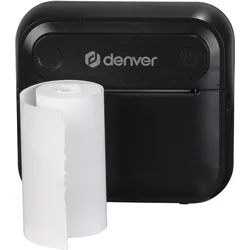 Denver BT Printer (Thermodirekt, Schwarz-Weiss), Drucker, Schwarz