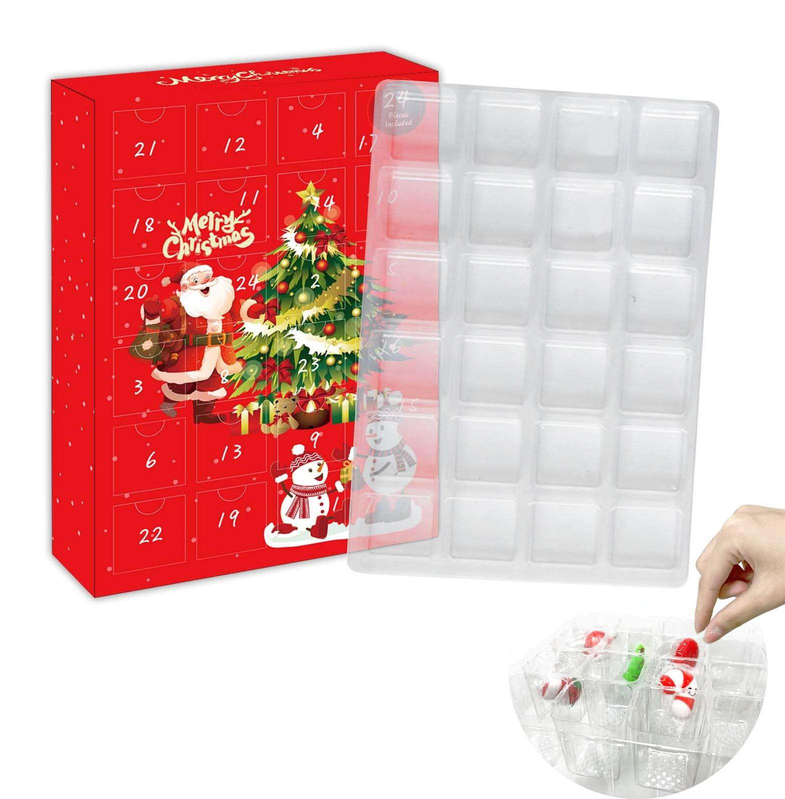 Solidchoice DIY Kerst Adventskalender met Lege Boxen voor Kinderen - 24 Dagen Countdown