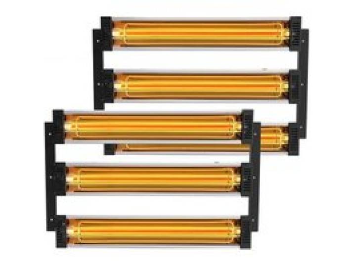VEVOR Infrarot-Heizstrahler, Lackhärtungslampe, Wärmestrahler, Aushärten für Auto, Infrarotlack, Kochbereich, Lackheizlampe 590x372x54 mm, 2 Sets, 3000 W, Stecker NICHT im Lieferumgang enthalten