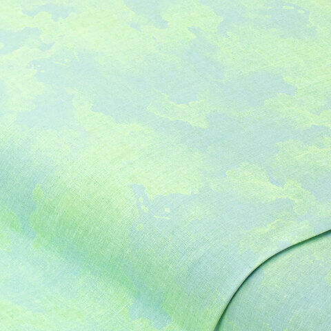Baumwollstoff Batik "Mona", blau/grün