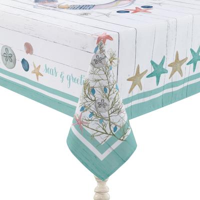 Laural Home Coastal Christmas Tablecloth