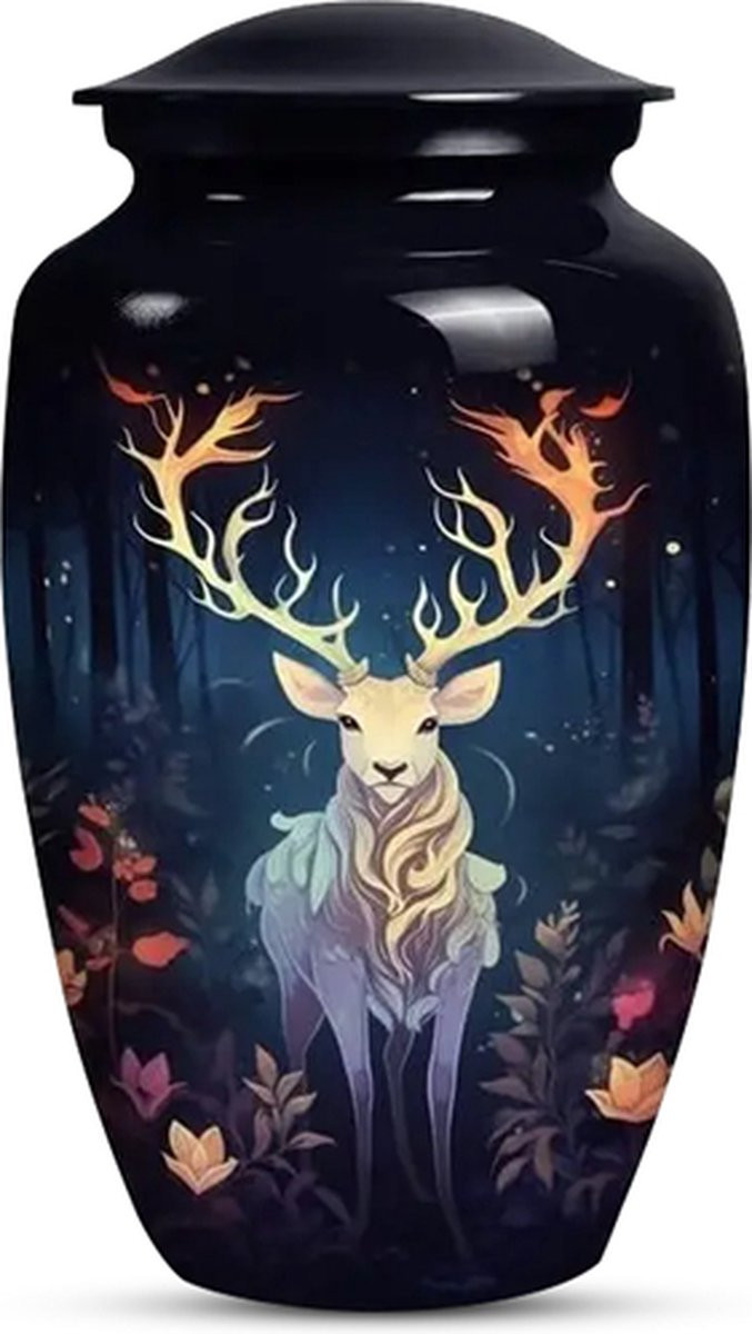 Hemelwinkel XXL As Urn Reindeer In The Forest - 3,5 liter - Voor huisdieren of menselijk as