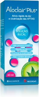 Solução Bucal Aloclair Plus Aftas 60 ml