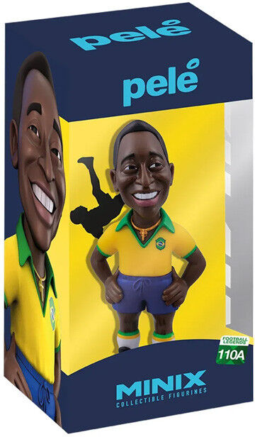 Figurine Minix Football Legends 12 cm 110A : Brazil 1st Kit Pele