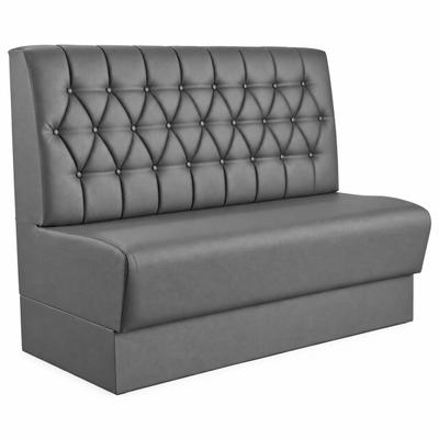 RIVOR Möbel Dinerbank Elegance 140 cm Kunstleder Lotos Grau 5311