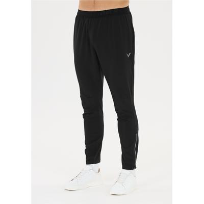 Lauftights VIRTUS "Michi", Herren, Gr. S, US-Größen, schwarz, 88% Polyamid, 12% Elasthan, unifarben, Hosen, mit 4-Wege Stretch für viel Bewegungsfreiheit