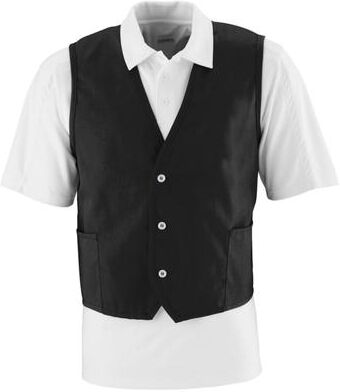 Augusta Sportswear 2145 Vest in Black size Small   Cotton/Polyester Blend