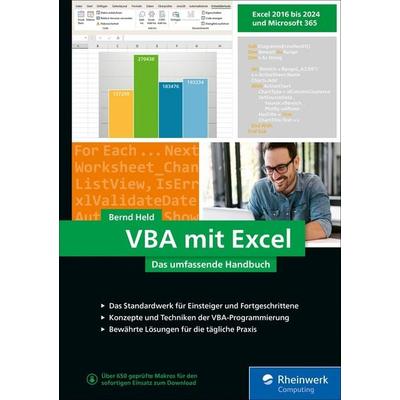 VBA mit Excel von Bernd Held, Rheinwerk eBooks, 978-3-367-10575-5