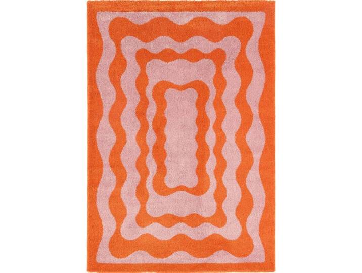 Tapis vintage Groovy Orange 200 X 280 cm - Orange