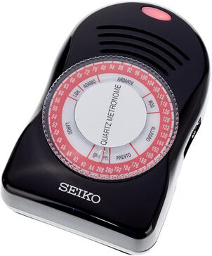 Seiko SQ-50V Metronome Schwarz