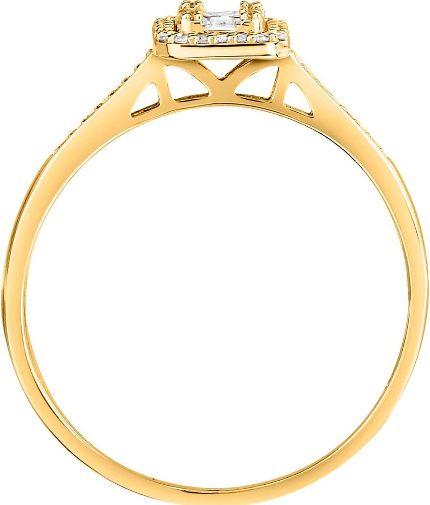 Bague La Baby Charlotte Cleor En Or 750/1000 Jaune Et Diamant (Taille: 52) Femme