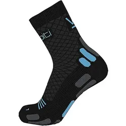 WAPITI Wapiti Unisex Socken RS08 Run Pro Cool, Größe 36-38 in Schwarz 01101
