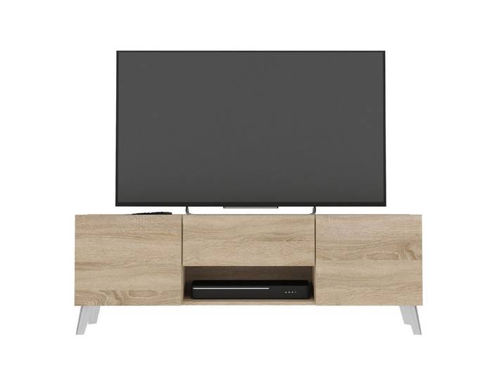 FMD Möbel TV-Board in Eiche Dekor - 140x46,5x34,5cm (BxHxT)