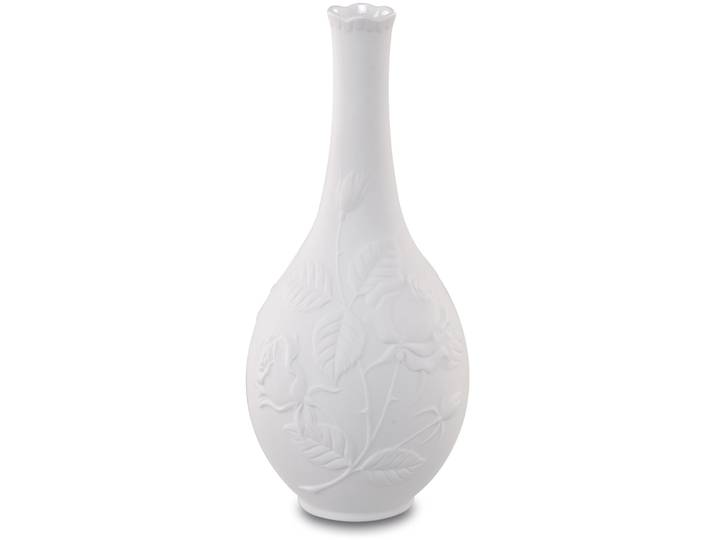 Dekovase KAISER PORZELLAN Rosengarten , bunt, B:9cm H:21cm, Biskuitporzellan, Vasen, Dekovase, Biskuit-Porzellan