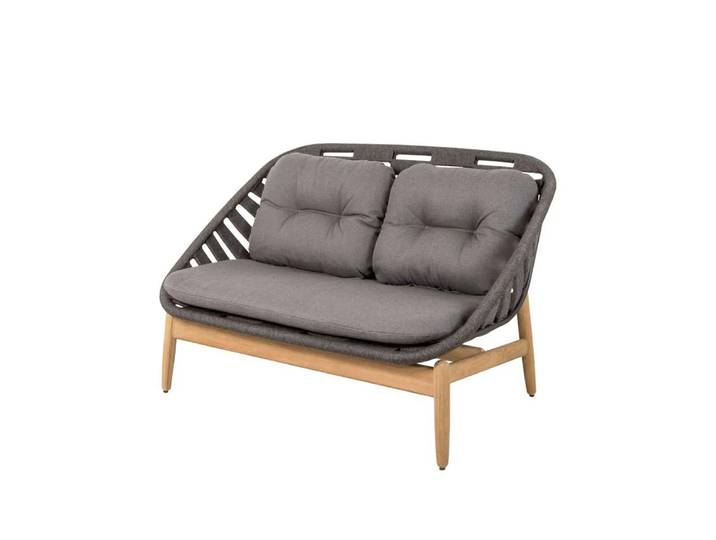 Cane-line Strington 2-Sitzer Sofa Teak Cane-Line AirTouch Grey