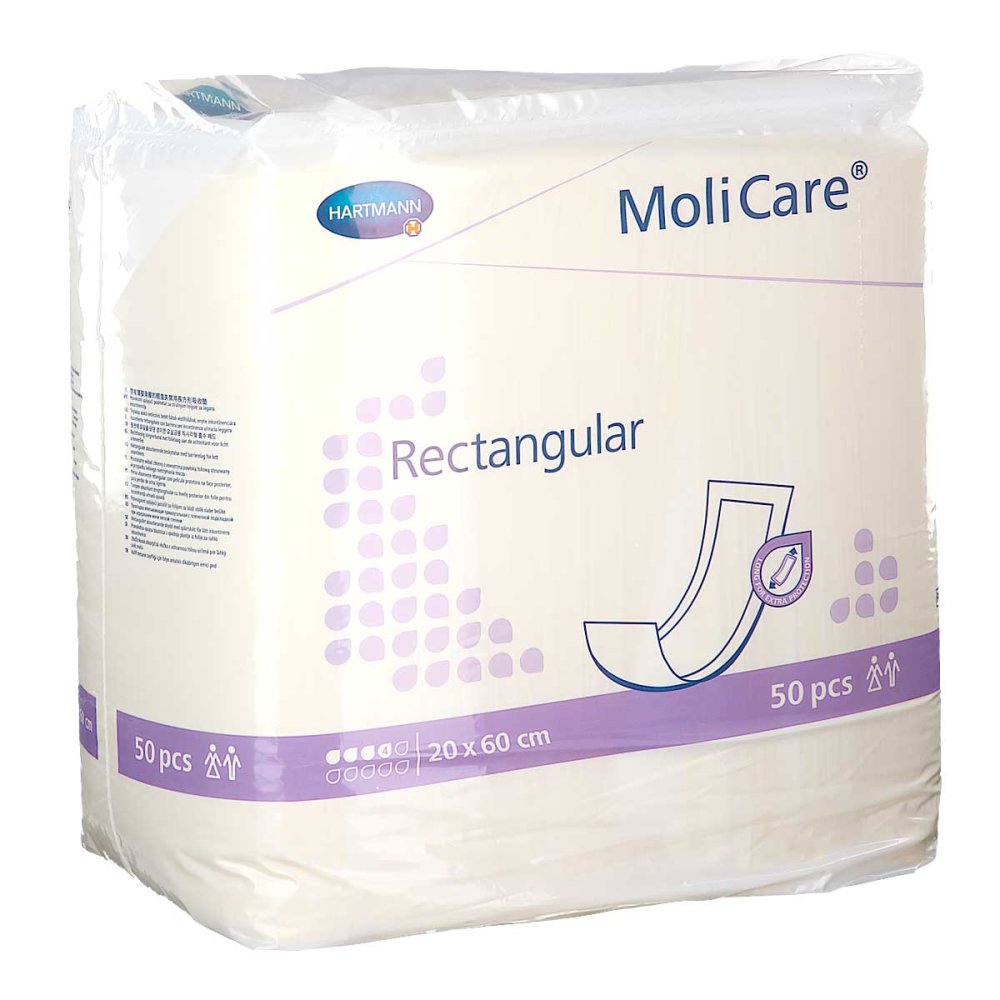 PAUL HARTMANN AG Molicare rectangular 4 Tropfen 20x60 cm 16011307