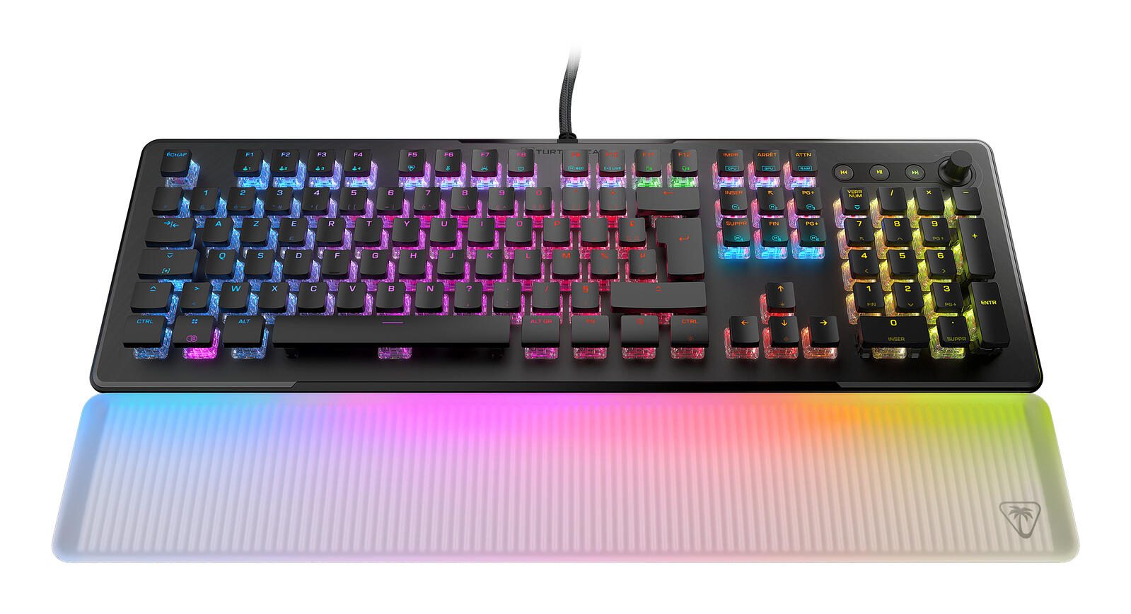 Turtle Beach Vulcan II Max kabelgebundene Gaming Tastatur - QWERTZ Deutsch - schwarz TBK-1001-02-DE
