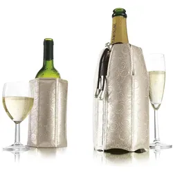 Vacu Vin Rapid Ice, Flaschenkühler, Gold